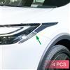 MIHUMOE Per Toyota Prius XW60 2023 2024 2025 Faro cromato Faro Testa Luce Trim Accessori alla moda