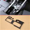 MIHUMOE Pannello del cambio del cruscotto dell'auto interna e coperchio della decorazione del portabicchieri Trim per Mitsubishi Eclipse Cross w/ EPB 2018-2021 nero