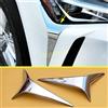 MIHUMOE 2Pcs Chrome Faro Anteriore Copertura Griglia Testa Luce Trim Per Lexus UX200 UX250h UX300e 2019 2020 2021 2022 2023 2024