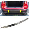 MIHUMOE Nero In Acciaio Inox Paraurti Posteriore Protezione Tronco Davanzale Piastra di Protezione Per Mazda CX30 CX-30 DM 2020 2021 2022 2023 2024 2025