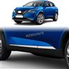 MIHUMOE Chrome Porta Corpo Minigonne Laterali Modanatura Trim Per Nissan Qashqai J12 2022 2023 2024 Accessori