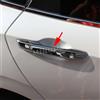 MIHUMOE Protezione delle coperture della maniglia della porta esterna dell'auto per Honda Civic 2016-2021 finiture in stile cromato