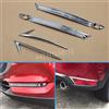 MIHUMOE Anteriore + posteriore cromato fendinebbia trim copertura riflettore paraurti per Mazda CX-5 2017 2018 2019 2020 2021