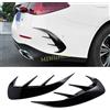 MIHUMOE Per 2024-2025 Mercedes-Benz E300 E350 E450 E53 Berlina W214 Auto Paraurti Posteriore Spoiler Air Vent Copertura Trim Decorazione Nero Lucido