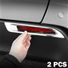 MIHUMOE Chrome Posteriore Della Luce di Nebbia Copertura Paraurti Riflettore Surround Per Subaru Solterra Toyota bZ4X 2023 2024 2025