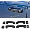 MIHUMOE Nero lucido Maniglia Della Porta Laterale Copertura Trim Decorativo Per Ram 1500 2019 2020 2021 2022 2023 2024 2025 Accessori Esterni Auto