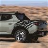 NONE Per Hyundai Santa Cruz SE/SEL/Pickup limitato 2022-2023 | Grafica della decalcomania del bagagliaio | Copertura in vinile con design delle montagne | Decorazione per camion auto