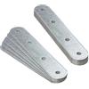 OMIDEAS 10 x Piastre di giunzione per riparazione ( 90 x 25 x 2 ) Connettore di fissaggio per mobili in legno, Zincato Argento