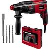 Einhell Tassellatore TC-RH 620 4F Kit di Einhell (620 W, percussione pneumatica, forza di percussione 2,2 J, tassellatura, foratura, scalpellatura con e senza fissaggio, SDS-Plus, blocco interruttore)
