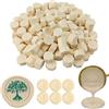 Ioggtser Perline per Sigilli di Cera, Set 360 Pezzi Ottagono per Realizzazione Inviti (Milk White)