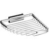 Inda Cestino portaoggetti L.19 H.4 cm angolare sganciabile ottone cromato