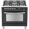 Lofra PNMG96MFT/C Cucina Elettrico Gas Nero - PRONTA CONSEGNA