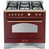 Lofra RRG96MFT/CI Cucina freestanding Elettrico Gas Bordeaux - PRONTA CONSEGNA