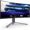 AOC Porsche PD34 Monitor PC 86,4 cm (34") 3440 x 1440 Pixel Wide Quad HD QD-OLED Nero [PD34]