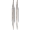 Chiaogoo TWIST Lace Punte Intercambiabili per Ferri Circolari in Acciaio Inossidabile 8 cm 8.00 mm Argento 1 unità