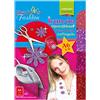 Vaessen Creative, 4 Fogli trasferibili a Caldo Glitterati, in plastica, Colori Rosa, Viola, Rosa Scuro e Rosso, 14,8 cm x 10,5 cm
