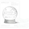 APRICOT Patch occhi riutilizzabili con acido ialuronico - White Glitter Patch per gli occhi 2 pz.