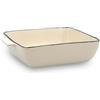 Quid Cocco Casseruola Quadrata Gres Forno 20 x 16,5 x 4,5 cm