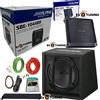 Alpine Evotuning -no hertz Subwoofer e Amplificatore per Auto Alpine SBE1044BR+BBXT600 per Auto + Kit Cavi