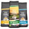 Der-Franz caffè Pack, macinato, 3 x 500 g, (1 x Crema, 1 x Melange, 1 x Crema biologico)