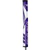 Super Stroke SuperStroke Zenergy Flatso 1.0 - Impugnatura per putter da golf con tecnologia SPYNE migliorata senza svasatura, zone testurizzate e Tech-Port, viola/bianco.