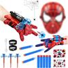 WYFDCZZP Set di 2 Guanti per Bambino,Guanti Maschera Spara Ragnatele Launcher Set,Giocattolo da Polso Web Launcher Toy,Giochi Bambino 5-10 Anni (A)