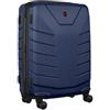 WENGER Pegasus Medium Valigia Rigida con 4 Ruote, Trolley, Medio, 66 (79) l, Serratura, Uomo Donna, Viaggi Vacanze, Blu, 610851
