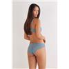 Intimissimi Slip In Pizzo A Vita Bassa Azzurro