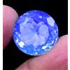 Naturale Blu Fiordaliso Opale Australiano 20.90 KT Rotondo Certificato Loose