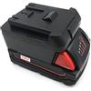 Boxwizard Adattatore per utensili elettrici per batteria agli ioni di litio Milwaukee 18 V, convertito in per BOSCH con ricarica