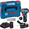 Bosch Professional 12V System Trapano-avvitatore a batt. GSR 12V-35 FC - FlexiClick System (2 batt. 3.0Ah,caricabatt.rapido GAL 12V-40, 2 access. FlexiClick, set access.,L-BOXX) - Amazon Exclusive Set