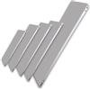 TOOLSHOP ITALIA Ripiano metallico per scaffalature verniciato grigio RAL 7038 - cm 120x30