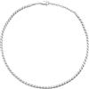 Breil, Collezione Newton, Collana Uomo in Acciaio Lucido con Catena Rope, Design Attorcigliato, Lunghezza Massima 52 cm, Regolabile Fino a 47 cm
