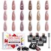 AIMEILI Occhio di Gatto Gel Smalto 6 Colori Cat Eye Gel Polish Set Smalto Semipermanente Unghie Soak Off Smalti per Unghie Nail Art 5ml Kit 6-104