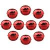HUASUN 10 Pezzi 5cm Campanellini Natalizi Colore Campanelli Grandi Sonagli per Decorazione di Natale, Matrimonio, Compleanno, Decorazioni per Feste Decorativi (Rosso)