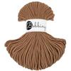 Bobbiny Junior filo per macramè, intrecciato, 3 mm, 100 m, cotone, marrone caramello