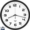 OCEST Orologio da parete analogico intelligente Wi-Fi da 25,4 cm, sincronizzazione e ora automatica, silenzioso, senza ticchettio, funzionamento a batteria, ampio display, facile da leggere, per casa