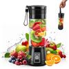 AMFUN Leggero Frullatore Portatile, 380ml Mini Frullatore, USB Ricaricabile Juicer Cup, Frullatore Multifunzione per Smoothie, Frullati, Protein Shake e Succhi di Frutta