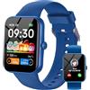 Alutoria Smartwatch Bambini Fitness Tracker, 1.83 Orologio per Bambino Bambina con Cardiaca Monitor del Sonno Resistente all'Acqua IP68, Smart Watch per Ragazza Ragazzo Ado 5-16 Anni Regalo (Blu)