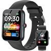 Alutoria Smartwatch Bambini Fitness Tracker, 1.83 Orologio per Bambino Bambina con Cardiaca Monitor del Sonno Resistente all'Acqua IP68, Smart Watch per Ragazza Ragazzo Ado 5-16 Anni Regalo (Negro)