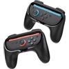 Spigen Impugnature Joy-Con 2 Controller Grip NS100 Compatibile con Nintendo Switch 2 Joy-Con (2025), Impugnature Grip per Switch 2 - Nero