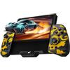 PALPOW Controller Switch - Compatibile con Switch/OLED, design ergonomico Luminpad, controller all-in-one, RGB, Turbo, Mapping - Camouflage Bianco