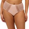 Elomi - Mutandine a Vita Alta con Trasparenze Matilda Pearl Blush - 2XL, Rosa, XXL