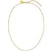 Purelei Collana Pure - Collana in acciaio inossidabile di alta qualità, impermeabile e regolabile - 45 cm + 4 cm di estensione, disponibile in oro 14 carati, placcato oro rosa 18 carati o argento