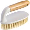 YORK EcoNatural Spazzola per Pulizia con Manico in Bambù e Macromolecole di Zinco Spazzolone a Mano Igienico Antiscivolo per Fughe e Superfici Spazzola per Bucato e Bagno Ecologica e Resistente