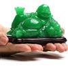 Generic Statua di Buddha felice - Statuetta di Buddha seduto che ride Feng Shui per la ricchezza e buona fortuna per la decorazione di casa e ufficio, regalo ispiratore religioso felice