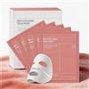 HonexCesng Maschera Collagene Viso, Bio-Collagene in Idrogel, Idratazione Intensa, Pelle Compatta, Luminosità Istantanea, per Ogni Tipo di Pelle, 5 Pezzi