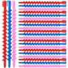 Healvian 20 bigodini permanenti, avvolgitori a spirale, in plastica, per fredde e acconciature, compatti e portatili, 6,1 x 0,39 x 0,39 pollici