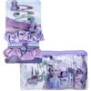 Disney Frozen Anna ed Elsa - Fermaglio per capelli, 10 pezzi, con sacchetto riutilizzabile (blu)