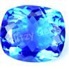 Naturale Brillante Blu Tanzanite 30.90 Cuscino CT Certificato Raro Loose Gemma